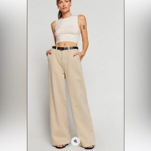 Reformation Iggy Super Wide Leg Slouch Pants